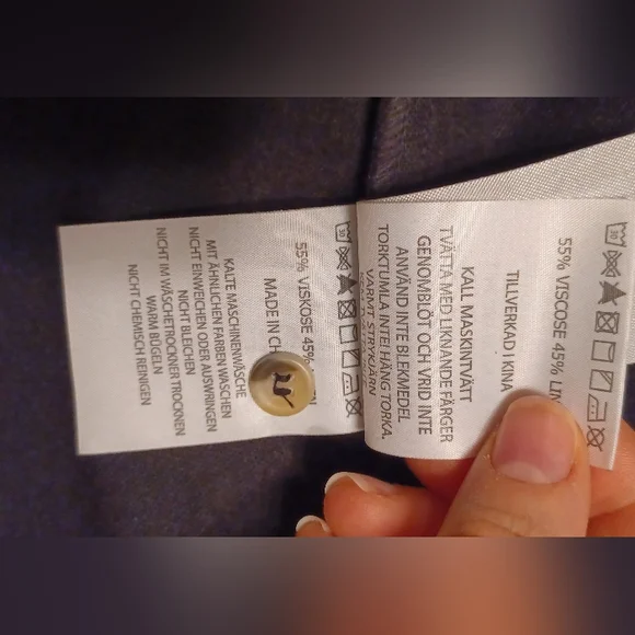 Rolla's Eve Linen dress black button front midi XS - Picture 10 of 10